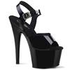 Pleaser - ADORE708N Ankle strap sandal, Pole dance shoes - Pole dance shoes - Black Product image